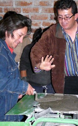 Taller de Teja de MicroConcreto en Venezuela